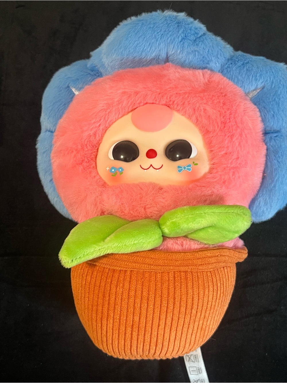 Baby Three Plush Flower Pot Charm (confirmed with box)